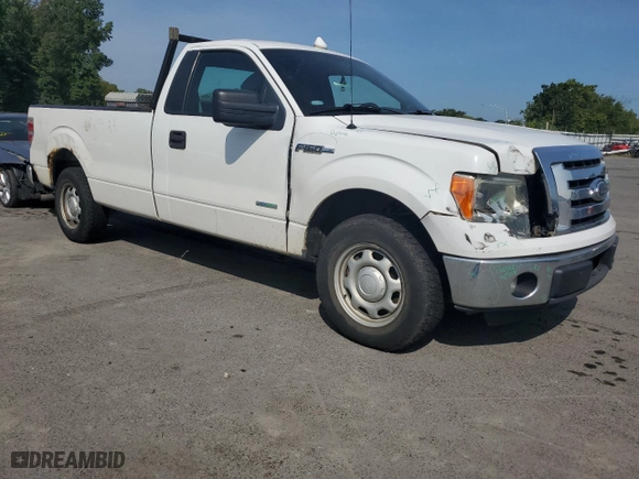 2012 Ford F-150 XL with VIN 1FTNF1CTXCKE10362, listed as a Copart auction lot 68210924 with 193,006 mi miles and Salvage Title. Bid and sale history available at carsss.com. Image 4.