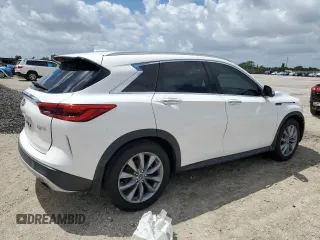 2019 Infiniti QX50 LUXE with VIN 3PCAJ5M15KF133245, listed as a Copart auction lot 50792395 with 36,246 mi miles and Salvage Title. Bid and sale history available at carsss.com. Image 3.