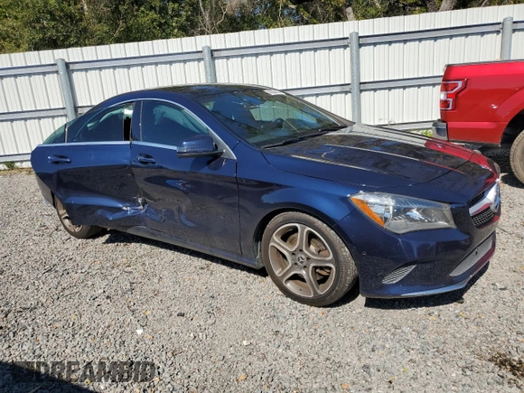 2018 Mercedes-Benz CLA 250 with VIN WDDSJ4GB4JN526677, listed as a Copart auction lot 43806484 with 61,112 mi miles and . Bid and sale history available at DreamBid. Image 4.