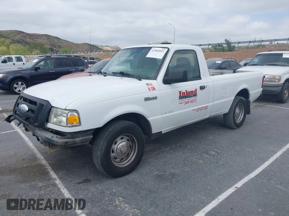 2006 Ford Ranger XL z VIN 1FTYR10U76PA41520, wystawiony jako IAAI lot #41902021 z przebiegiem 129 929 mil mil oraz . Historia ofert i sprzedaży dostępna na DreamBid. Obrazek 2.