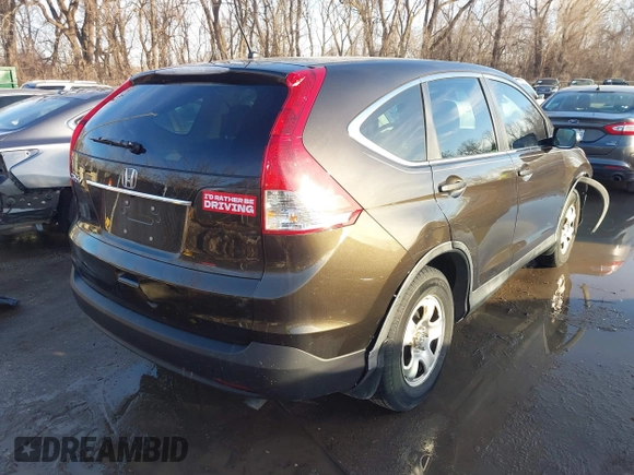 2013 Honda CR-V LX with VIN 5J6RM3H35DL041301, listed as a IAAI auction lot 41644481 with 75,439 mi miles. Bid and sale history available at carsss.com. Image 4.