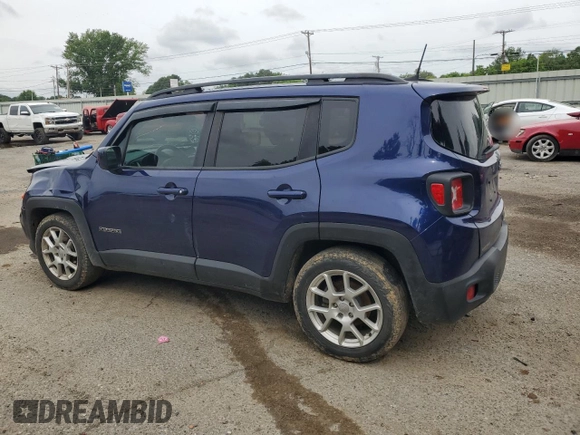 2020 Jeep Renegade Latitude with VIN ZACNJABB3LPL01302, listed as a Copart auction lot 57945085 with 101,515 mi miles and Salvage title. Bid and sale history available at DreamBid. Image 2.