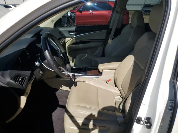 2018 Acura MDX with VIN 5J8YD3H39JL007974, listed as a Copart auction lot 46828105 with 95,680 mi miles and Salvage Title. Bid and sale history available at carsss.com. Image 7.