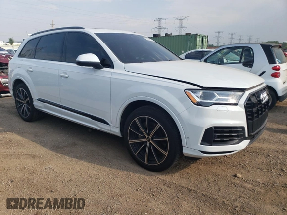 2022 Audi Q7 Premium Plus z VIN WA1LXBF72ND008376, wystawiony jako Copart lot #60285845 z przebiegiem 36 713 mil mil oraz Szkoda całkowita • Salvage title. Historia ofert i sprzedaży dostępna na DreamBid. Obrazek 4.