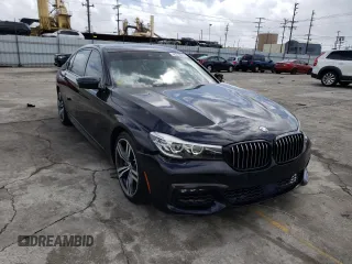 2016 BMW 7 Series 740i with VIN WBA7E2C54GG548312, listed as a Copart auction lot 45716263 with 74,249 mi miles. Bid and sale history available at carsss.com. Image 4.