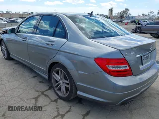 2014 Mercedes-Benz C-Class C 250 Sport with VIN WDDGF4HB3EG201759, listed as a IAAI auction lot 41828314 with 111,161 mi miles. Bid and sale history available at carsss.com. Image 3.