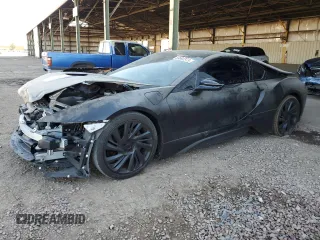 2017 BMW i8 with VIN WBY2Z2C35HV676764, listed as a Copart auction lot 59692373 with 42,540 mi miles. Bid and sale history available at carsss.com. Image 1.