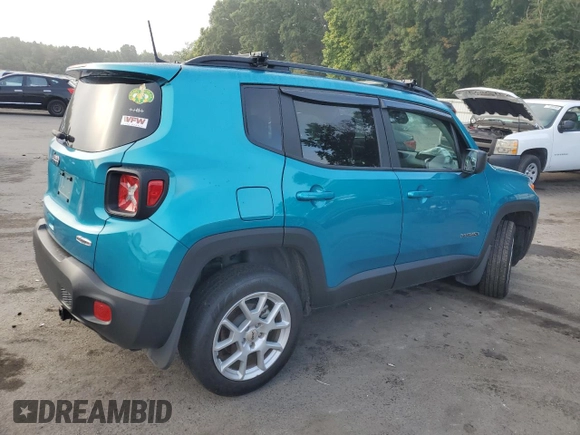2022 Jeep Renegade Latitude z VIN ZACNJDB10NPN70675, wystawiony jako Copart lot #60787825 z przebiegiem 46 865 mil mil oraz Szkoda całkowita • Salvage title. Historia ofert i sprzedaży dostępna na DreamBid. Obrazek 3.