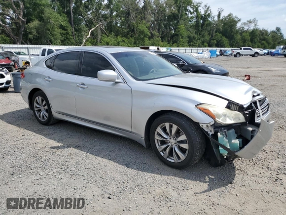 2012 Infiniti M z VIN JN1BY1AP0CM334810, wystawiony jako Copart lot #58928625 z przebiegiem Nie podano mil oraz Szkoda całkowita • Salvage title. Historia ofert i sprzedaży dostępna na DreamBid. Obrazek 4.