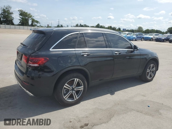 2021 Mercedes-Benz GLC 300 with VIN W1N0G8DB0MV263869, listed as a Copart auction lot 61762825 with 50,211 mi miles and Clean title. Bid and sale history available at DreamBid. Image 3.