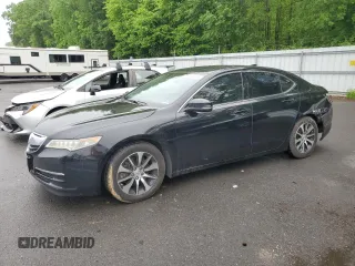 2016 Acura TLX Technology with VIN 19UUB1F5XGA009041, listed as a Copart auction lot 56520355 with 107,606 mi miles and Salvage title. Bid and sale history available at DreamBid. Image 1.