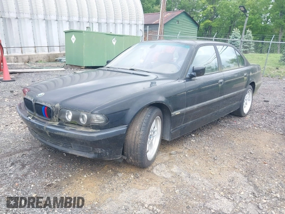 2001 BMW 7 Series 740iL with VIN WBAGH83411DP28499, listed as a IAAI auction lot 42278492 with Not provided miles and . Bid and sale history available at DreamBid. Image 2.
