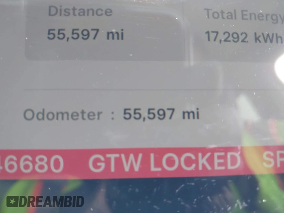 2022 Tesla Model Y Performance z VIN 7SAYGDEF5NF546680, wystawiony jako IAAI lot #42229359 z przebiegiem 55 597 mil mil oraz . Historia ofert i sprzedaży dostępna na DreamBid. Obrazek 15.