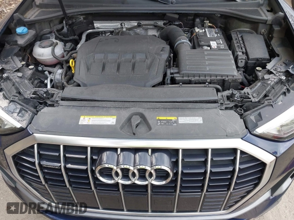 2021 Audi Q3 S line Premium with VIN WA1DECF31M1031368, listed as a IAAI auction lot 42133396 with 50,148 mi miles and . Bid and sale history available at DreamBid. Image 10.