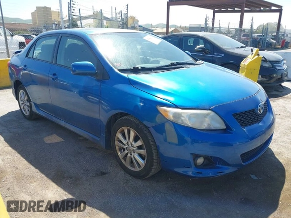 2009 Toyota Corolla with VIN 1NXBU40E49Z022648, listed as a IAAI auction lot 42042633 with 134,628 mi miles. Bid and sale history available at carsss.com. Image 1.