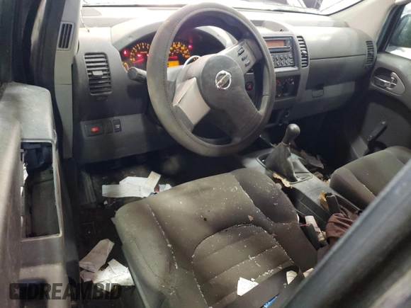 2005 Nissan Frontier XE with VIN 1N6BD06T45C407451, listed as a Copart auction lot 46228515 with 206,536 mi miles and Salvage title. Bid and sale history available at DreamBid. Image 8.