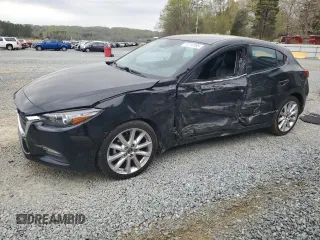 2017 Mazda 3 Touring with VIN JM1BN1L76H1111649, listed as a Copart auction lot 51713185 with 104,749 mi miles and Salvage title. Bid and sale history available at DreamBid. Image 1.