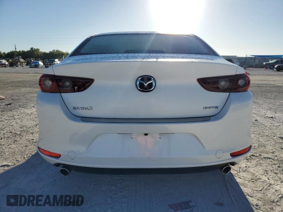 2025 Mazda 3 S Preferred with VIN 3MZBPACM4SM453138, listed as a Copart auction lot 49668775 with 3,975 mi miles and Salvage Title. Bid and sale history available at DreamBid. Image 6.