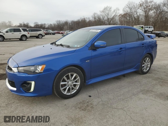 2016 Mitsubishi Lancer ES with VIN JA32U2FU6GU004395, listed as a Copart auction lot 80747644 with 144,400 mi miles and Salvage Title. Bid and sale history available at DreamBid. Image 1.