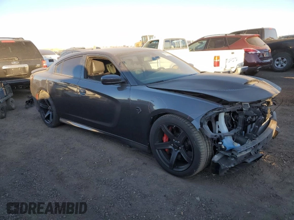 2019 Dodge Charger SRT Hellcat with VIN 2C3CDXL96KH693065, listed as a Copart auction lot 86162884 with 26,378 mi miles and Salvage Title. Bid and sale history available at DreamBid. Image 4.