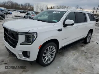 2022 GMC Yukon XL Denali with VIN 1GKS2JKL8NR208795, listed as a Copart auction lot 48006895 with 58,706 mi miles and Salvage Title. Bid and sale history available at carsss.com. Image 1.