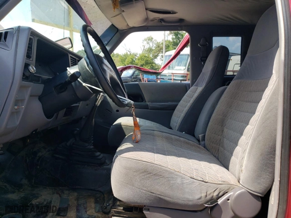 1993 Ford Ranger XL with VIN 1FTCR15U7PPB65713, listed as a Copart auction lot 69466044 with 1,350 mi miles and Salvage Title. Bid and sale history available at carsss.com. Image 7.