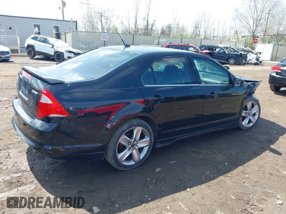 2011 Ford Fusion SPORT with VIN 3FAHP0KC4BR105574, listed as a IAAI auction lot 41941235 with 74,615 mi miles. Bid and sale history available at carsss.com. Image 4.