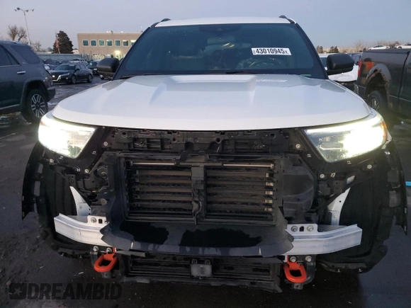 2022 Ford Explorer Timberline with VIN 1FMSK8JH8NGB83731, listed as a Copart auction lot 43010945 with 19,051 mi miles and Salvage Title. Bid and sale history available at carsss.com. Image 5.