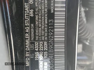 2016 Mercedes-Benz CLA with VIN WDDSJ4EB9GN292113, listed as a Copart auction lot 59897903 with 50,847 mi miles. Bid and sale history available at carsss.com. Image 12.