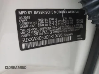2016 BMW X4 xDrive28i with VIN 5UXXW3C50G0R19785, listed as a Copart auction lot 67540973 with 109,641 mi miles. Bid and sale history available at carsss.com. Image 15.