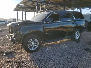 2019 Chevrolet Tahoe LT z VIN 1GNSKBKCXKR357181, wystawiony jako Copart lot #57240075 z przebiegiem 82 040 mil mil oraz Szkoda całkowita • Salvage title. Historia ofert i sprzedaży dostępna na DreamBid. Obrazek 1.