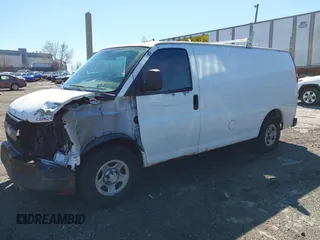 2006 Chevrolet Express Cargo with VIN 1GCFG15XX61261303, listed as a IAAI auction lot 41853813 with 174,363 mi miles and . Bid and sale history available at DreamBid. Image 2.