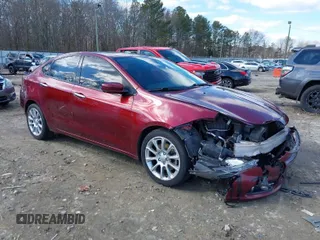 2015 Dodge Dart Limited with VIN 1C3CDFCB1FD364631, listed as a IAAI auction lot 41388112 with 182,449 mi miles. Bid and sale history available at carsss.com. Image 1.