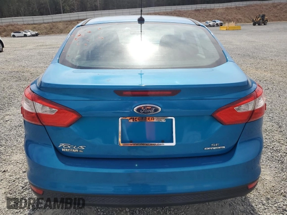 2013 Ford Focus SE with VIN 1FADP3F20DL112573, listed as a Copart auction lot 49161485 with 102,028 mi miles and Salvage Title. Bid and sale history available at carsss.com. Image 6.