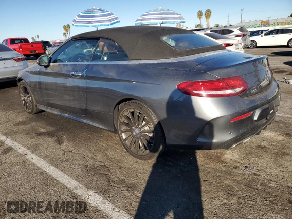 2017 Mercedes-Benz C 300 with VIN WDDWK4JB9HF444987, listed as a Copart auction lot 83881354 with 22,000 mi miles and Salvage Title. Bid and sale history available at DreamBid. Image 2.