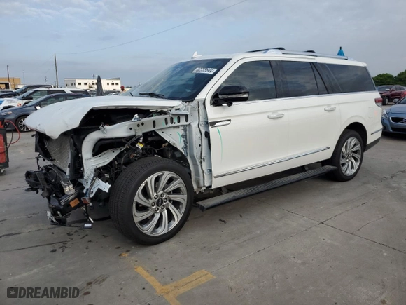 2023 Lincoln Navigator L Reserve with VIN 5LMJJ3LG2PEL12337, listed as a Copart auction lot 52335644 with 12,013 mi miles and Salvage Title. Bid and sale history available at carsss.com. Image 1.