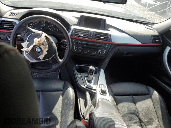 2015 BMW 3 Series 320i xDrive with VIN WBA3C3G59FNT51733, listed as a Copart auction lot 52123345 with Not provided miles and Salvage title. Bid and sale history available at DreamBid. Image 8.