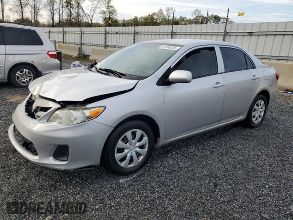 2012 Toyota Corolla L with VIN 2T1BU4EE6CC868233, listed as a Copart auction lot 51265335 with 187,086 mi miles and Salvage Title. Bid and sale history available at DreamBid. Image 1.