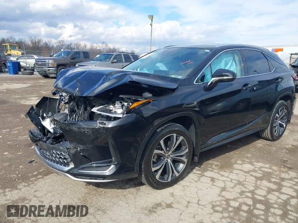 2022 Lexus RX with VIN 2T2HZMDA8NC328150, listed as a IAAI auction lot 41686701 with 42,987 mi miles. Bid and sale history available at carsss.com. Image 17.