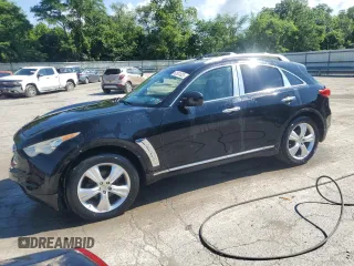 2011 Infiniti FX with VIN JN8AS1MW1BM732530, listed as a Copart auction lot 62831625 with 172,140 mi miles and Salvage title. Bid and sale history available at DreamBid. Image 1.