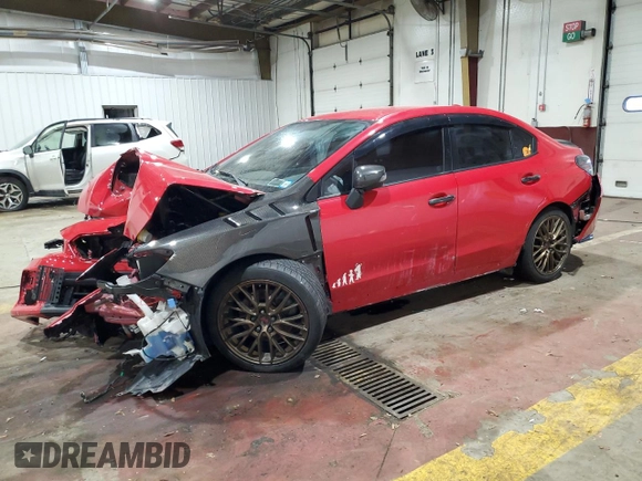 2021 Subaru WRX with VIN JF1VA1A62M9809163, listed as a Copart auction lot 45633935 with 0 mi miles and Salvage Title. Bid and sale history available at carsss.com. Image 1.