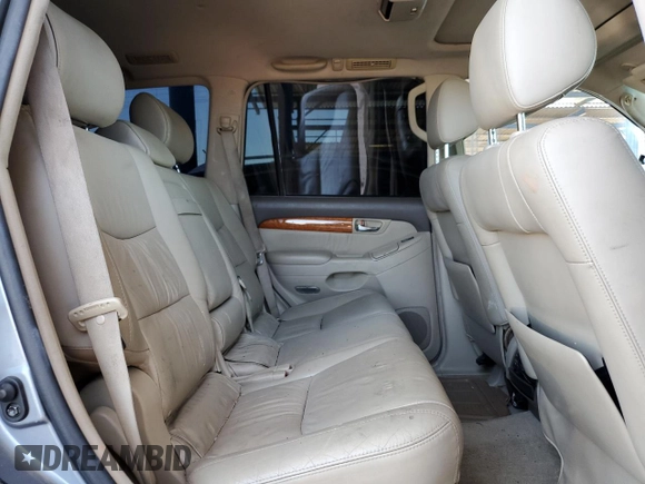 2006 Lexus GX 470 z VIN JTJBT20X960120748, wystawiony jako Copart lot #60102405 z przebiegiem 242 521 mil mil oraz Czysty tytuł • Clean title. Historia ofert i sprzedaży dostępna na DreamBid. Obrazek 11.