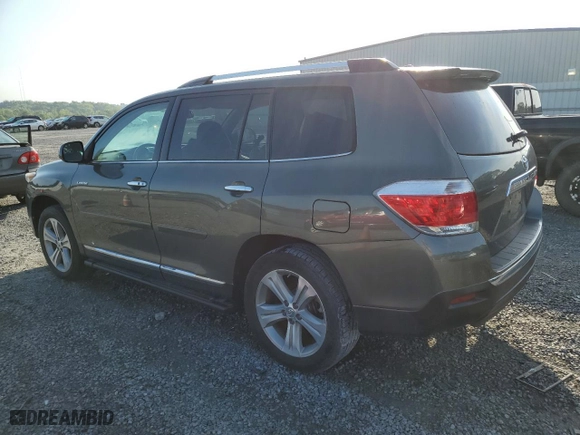 2012 Toyota Highlander Limited with VIN 5TDYK3EH8CS082879, listed as a Copart auction lot 65188214 with 0 mi miles and Non Repairable. Bid and sale history available at carsss.com. Image 2.