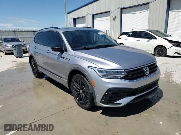 2022 Volkswagen Tiguan SE R-Line Black with VIN 3VV8B7AX9NM081894, listed as a Copart auction lot 56132245 with 74,053 mi miles and Salvage title. Bid and sale history available at DreamBid. Image 14.