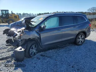 2017 Honda Pilot EX-L with VIN 5FNYF5H54HB041176, listed as a Copart auction lot 45532515 with Not Provided miles and Salvage Title. Bid and sale history available at carsss.com. Image 1.