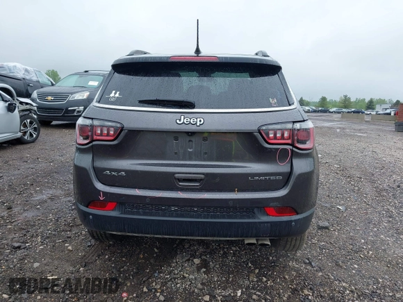 2022 Jeep Compass Limited with VIN 3C4NJDCB0NT132239, listed as a IAAI auction lot 42326962 with 56,278 mi miles and . Bid and sale history available at DreamBid. Image 17.