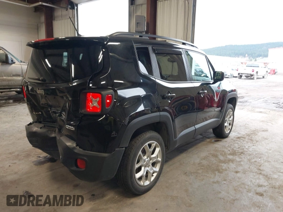 2017 Jeep Renegade Latitude with VIN ZACCJBBB6HPG34746, listed as a IAAI auction lot 41915833 with 60,814 mi miles. Bid and sale history available at carsss.com. Image 4.