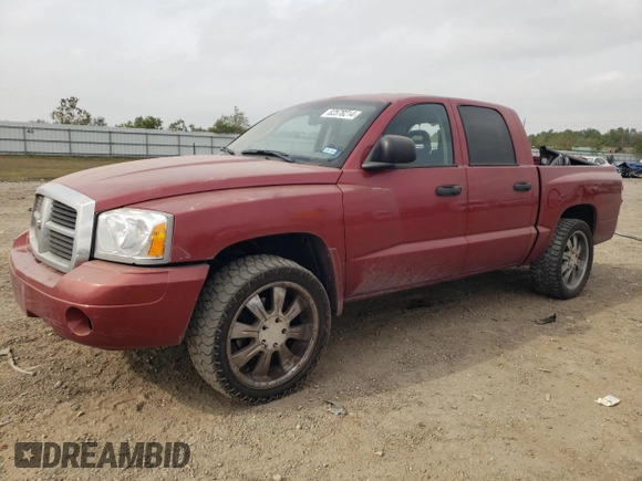 2007 Dodge Dakota SLT with VIN 1D7HE48J97S147477, listed as a Copart auction lot 82578214 with 322,684 mi miles and Salvage Title. Bid and sale history available at DreamBid. Image 1.