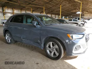 2020 Audi Q3 Premium with VIN WA1AECF34L1034797, listed as a Copart auction lot 51096385 with 74,192 mi miles and Salvage title. Bid and sale history available at DreamBid. Image 4.