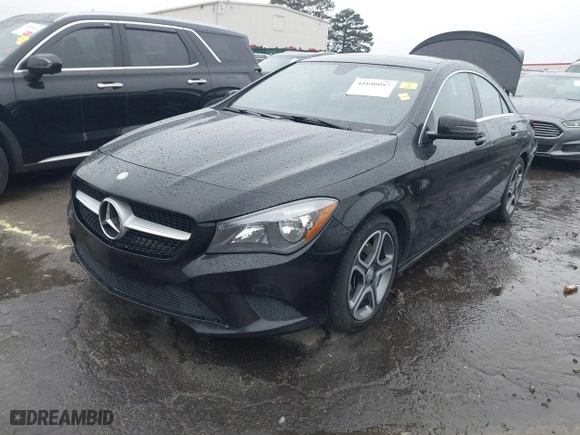 2014 Mercedes-Benz CLA-Class CLA 250 with VIN WDDSJ4EBXEN039623, listed as a IAAI auction lot 41840087 with 127,449 mi miles. Bid and sale history available at carsss.com. Image 2.